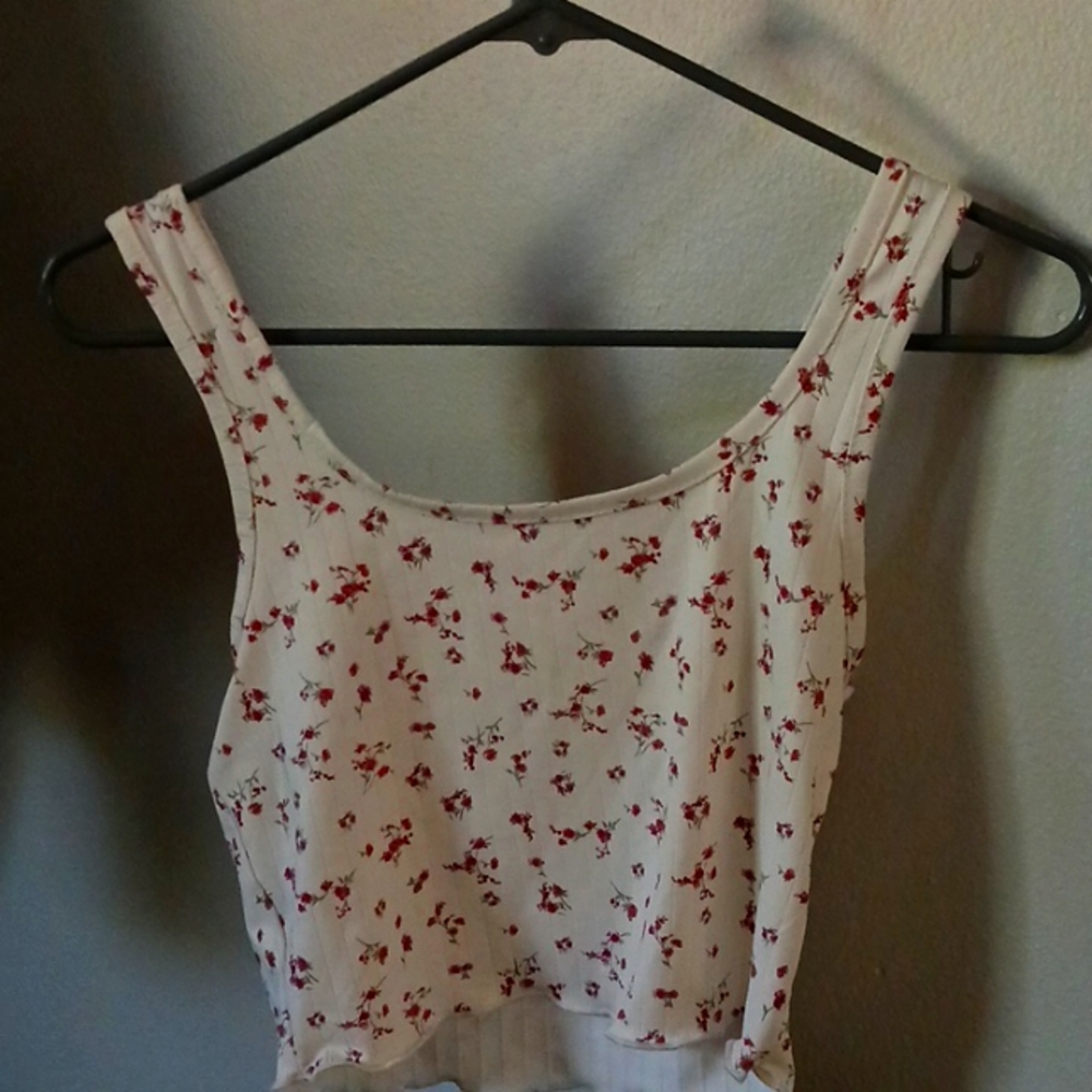 Shein floral tank